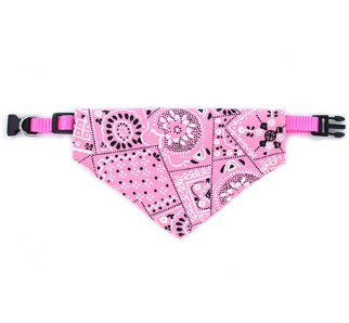 Dog Bandana - Adjustable Printed Triangle Scarf (One Piece)