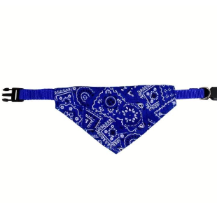 Dog Bandana - Adjustable Printed Triangle Scarf (One Piece)