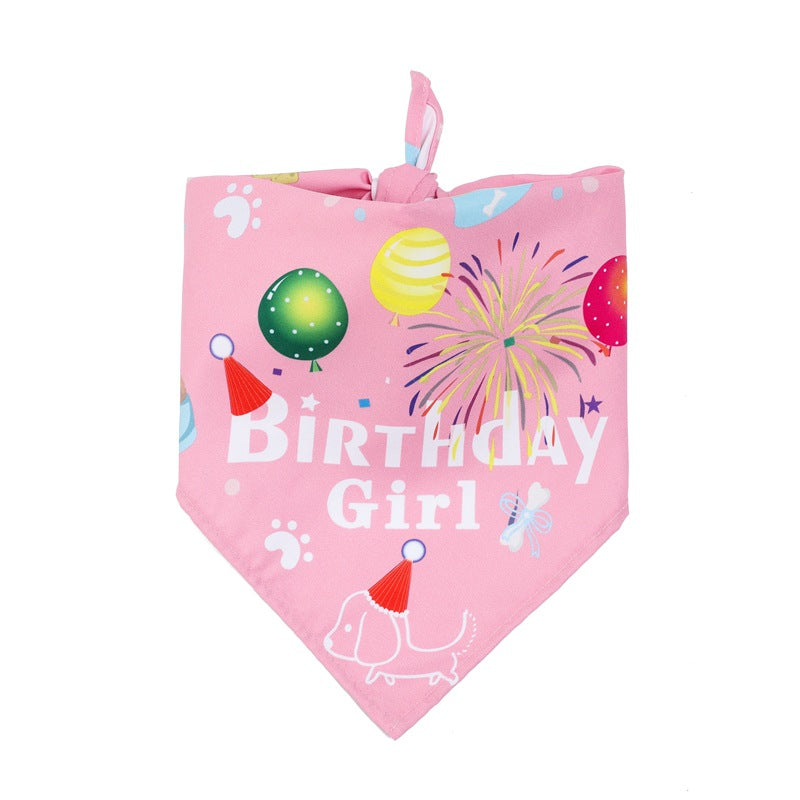 Tanpopo Cartoon Pet Birthday Hats and Bandanas